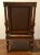 Antique Carved Wood Brown Leather Arm Chairs - a Pair For Sale - Image 11 of 12