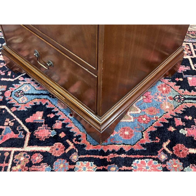 Wood English Mahogany Chest of Drawers, 1950s For Sale - Image 7 of 14