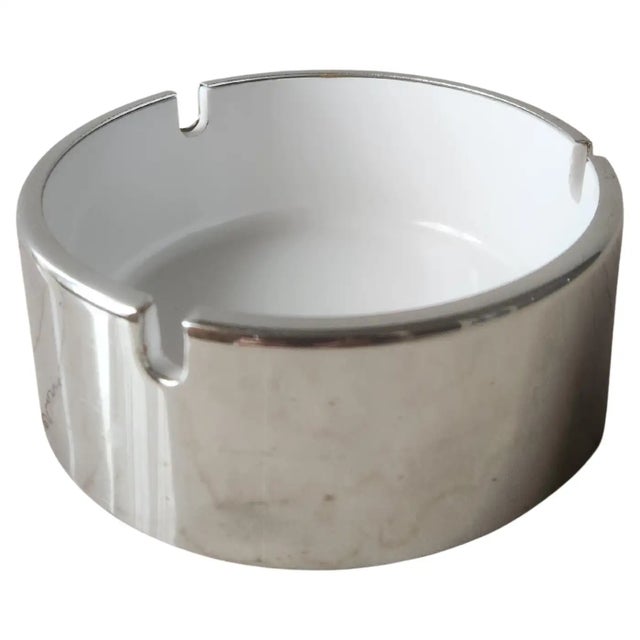 1960s 1960s Isamu Kenmochi Silver Ashtray Catch All Set of 2 For Sale - Image 5 of 10