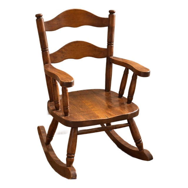 Mid-20th Century Ramsdell No. 11 Maple Child’s Rocking Chair For Sale