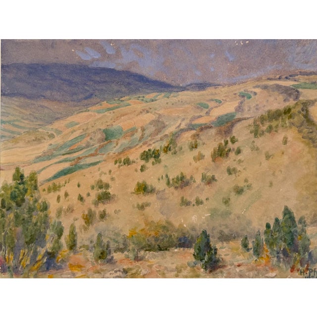 Heinrich Pforr, Juniper in the Gelster Valley, Kaufunger Forest, 1938, Watercolor For Sale - Image 9 of 13