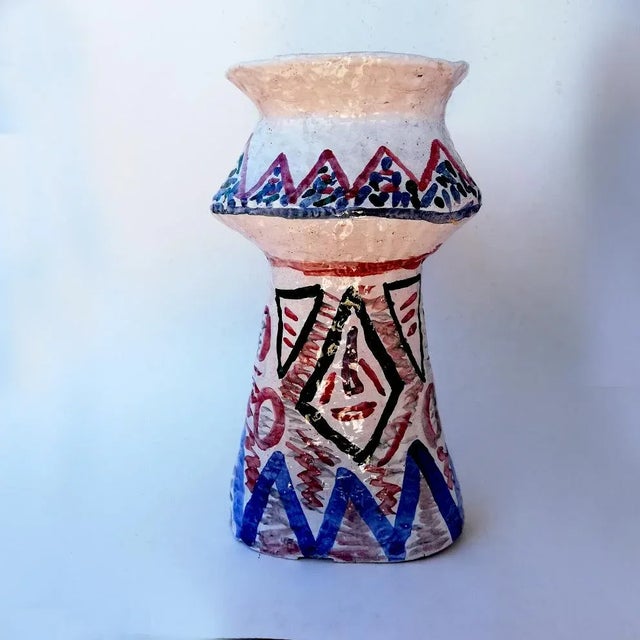 Mid-Century Italian Terracotta Vase by Nereo Boaretto For Sale - Image 6 of 9