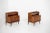 Mid-Century Italian Nightstands in Wood and Glass, 1950s, Set of 2 For Sale - Image 12 of 12