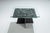 This heavy cast aluminium brutalist coffee table is a striking statement piece that merges sculptural form with raw...