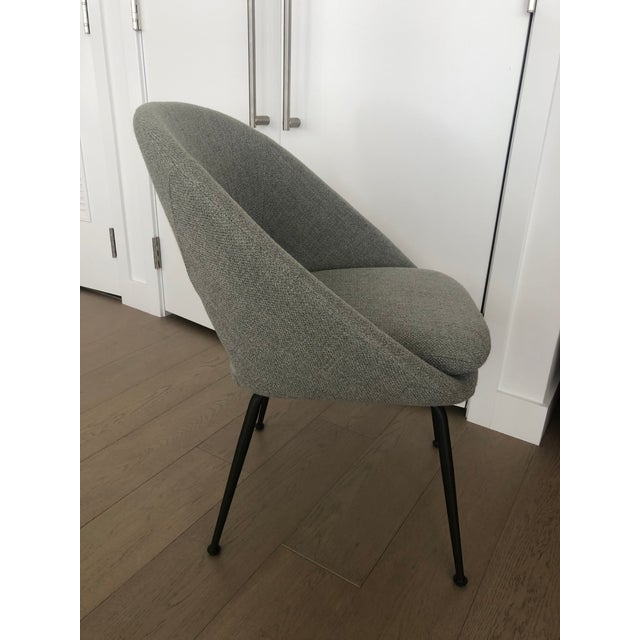 West Elm Orb Upholstered Dining Chairs Set Of 4 Chairish