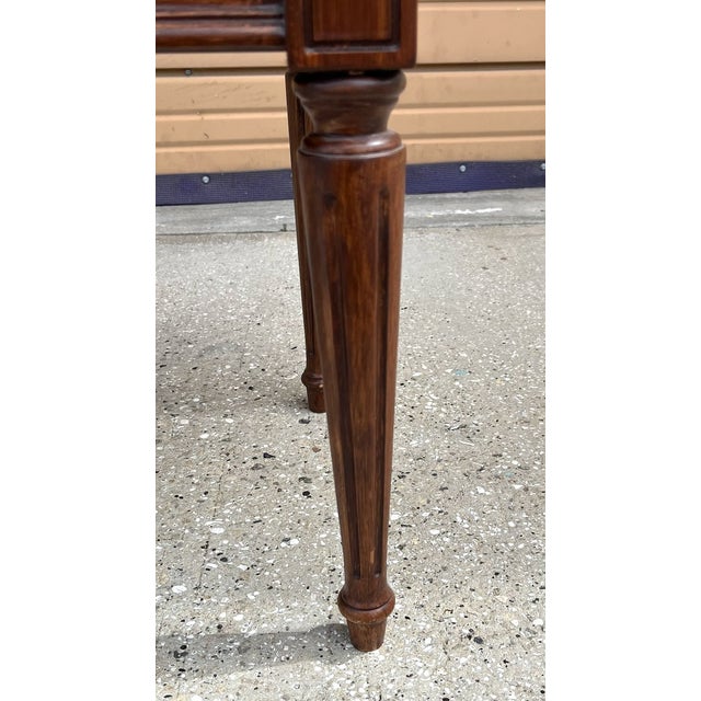 Neo Classical Bench With Caned Arms - 43" Long X 13.75" Deep - For Sale - Image 9 of 10