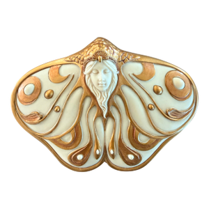 Art Nouveau Butterfly Fairy Trinket Box