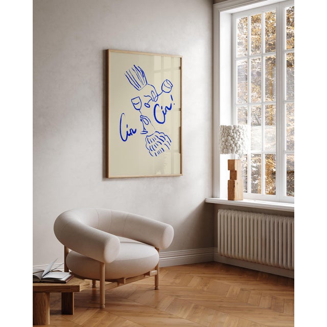 Contemporary Contemporary Naive Lines Giclee Print For Sale - Image 3 of 5