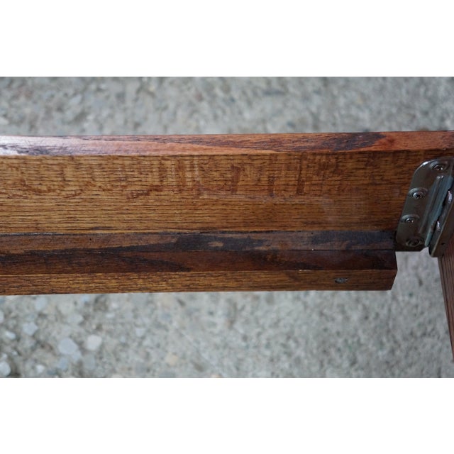 Antique 19th Century Victorian Eastlake Carved Oak Queen Size Bed Frame For Sale - Image 16 of 18