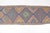 Tribal Oushak Geometric Vintage Kilim Runner For Sale - Image 10 of 10