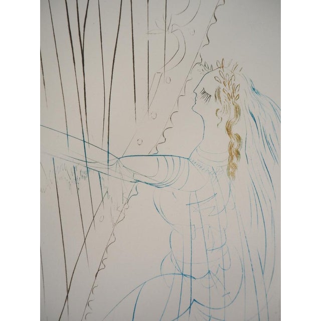 Salvador Dali, Iseult Et Branguine, 1970, Original Etching For Sale - Image 5 of 10