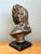 Vintage Gilt Tipped Carved Wood Female Bust For Sale - Image 11 of 18