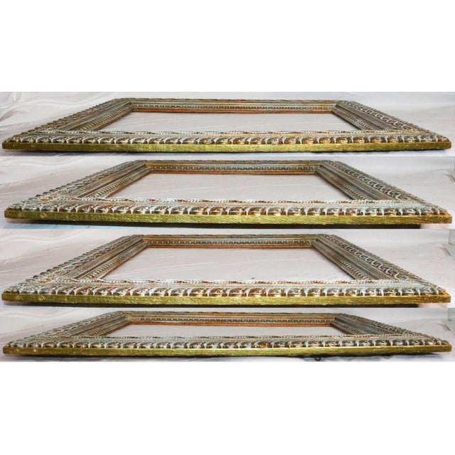 Late 19th Century Antique Large Wood & Plaster Picture Frame Chairish