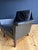 Danish Mid Century 1960's Black Leather Armchairs Introduce timeless Scandinavian elegance into your home with this...