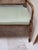 Textile Regency Style Caned Bench With Cushion For Sale - Image 7 of 12