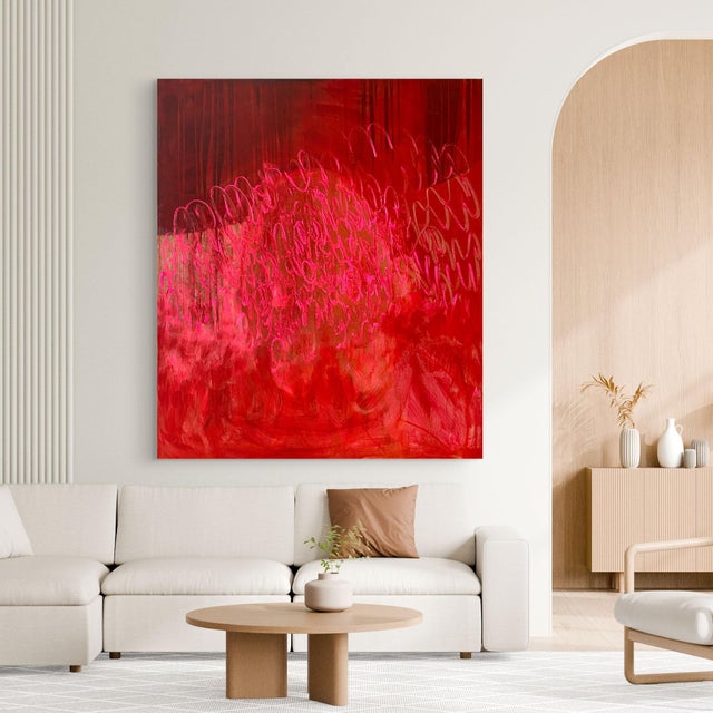Abstract Contemporary Abstract Soil and Oil on Canvas "Transition" by Paul Landauer For Sale - Image 3 of 9