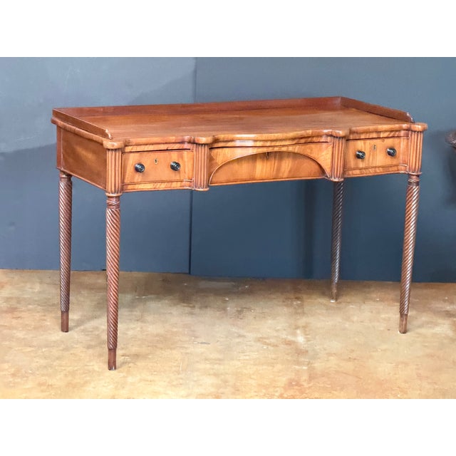 Scottish Writing Table or Desk of Mahogany From Regency Era For Sale - Image 17 of 17