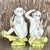 White Vintage Boho Italian Glazed Ceramic Monkeys - Set of 2 For Sale - Image 8 of 8