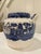 Mid 20th Century Vintage Blue Willow Crock Jar / Biscuit Jar With Lid - Japan For Sale - Image 5 of 12