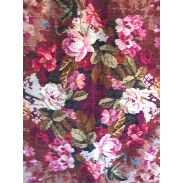 Textile Late 19th Century French Napoleon III Velvet Tablecloth For Sale - Image 7 of 12