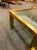 Italian Brass Coffee Table With Design For Sale - Image 11 of 12