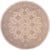 Shabby Chic Ziegler Ivory/Grey Wool Round Rug - 7'11'' X 8'1'' For Sale - Image 9 of 9