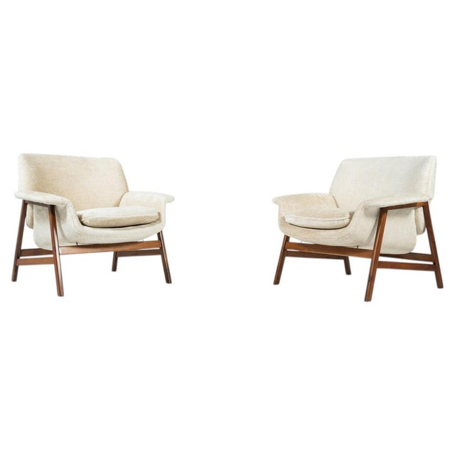 Model 849 Armchairs attributed to Gianfranco Frattini for Cassina, 1960s, Set of 2 For Sale - Image 18 of 18