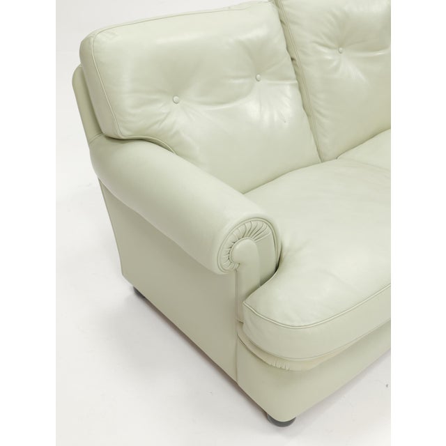 Ivory Dream Leather Sofa from Poltrona Frau, 1980s For Sale - Image 8 of 18