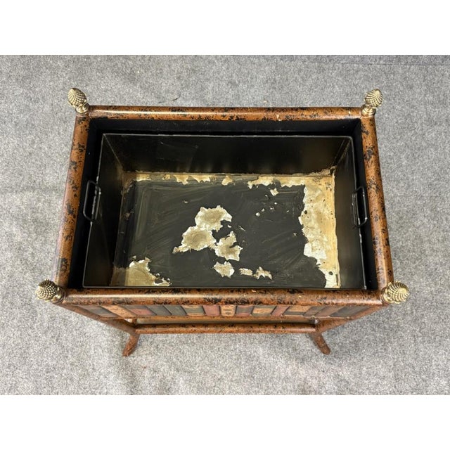 Wood Maitland-Smith Book-Themed Plant Stand For Sale - Image 7 of 11