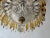 Italian Micro-Beaded Tiered Yellow Crystal Prisms Chandelier C 1920 Amber For Sale - Image 11 of 12