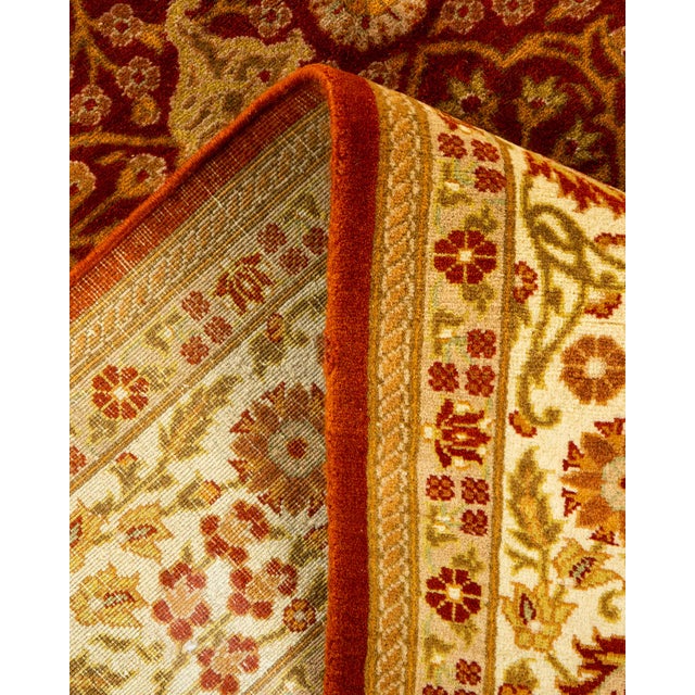 Mogul, One-of-a-Kind Hand-Knotted Area Rug - Orange, 5' 2" x 8' 3" For Sale In New York - Image 6 of 8