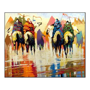 BC Nowlin "Did You Hear?" Signed Southwestern Figurative Serigraph on Paper