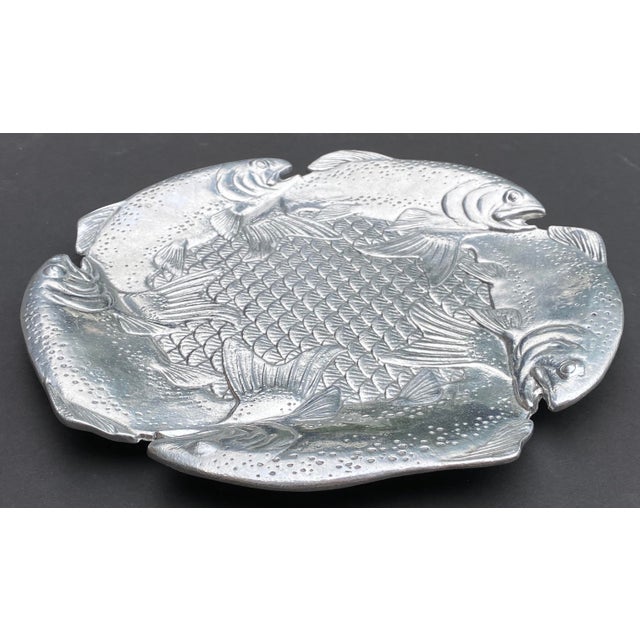 1990s Arthur Court Fish Serving Tray Chairish