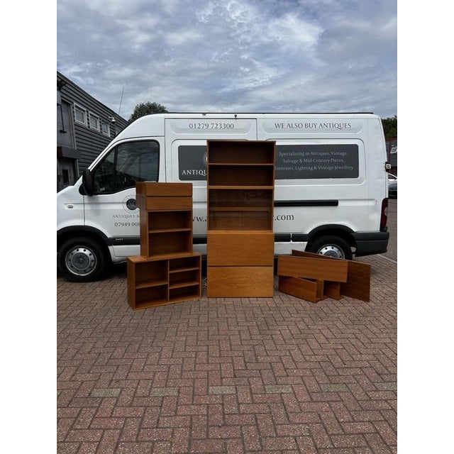Mid Century 13 Pieces Of Floating Cabinets Display Cabinet, Shelves & Drawers They come with wall brackets so you can set...