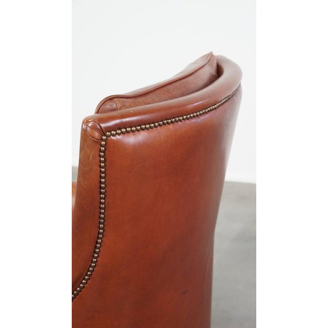 Vintage Club Chair in Cowhide For Sale - Image 12 of 13