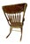 Wood Antique Late 19th Century Wooden Windsor Comb Back Rocking Chair For Sale - Image 7 of 9