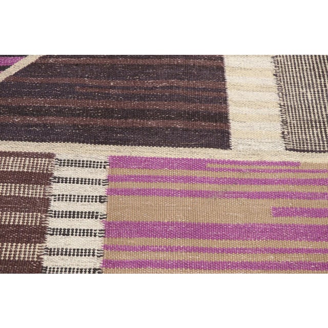 Marianne Richter Swedish Marianne Richter Style Kilim Rug - 06'04 X 08'10 For Sale - Image 4 of 10