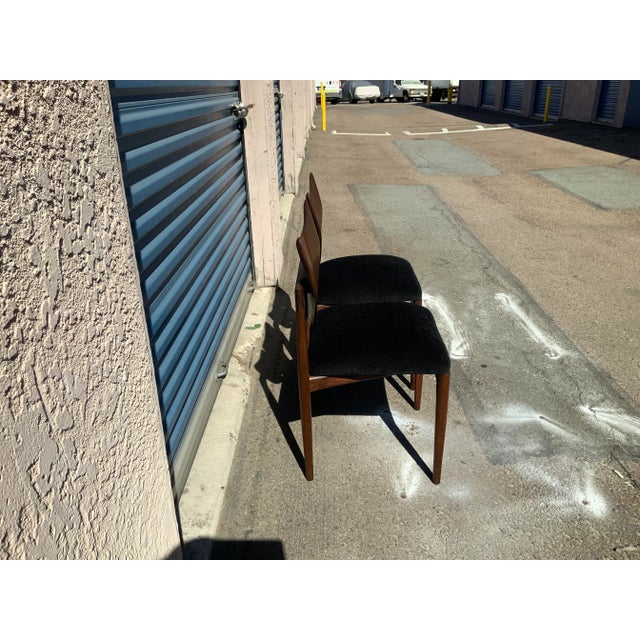 Pair of Mid Century Style Solid Walnut Butterfly Dining Chairs For Sale In San Diego - Image 6 of 7