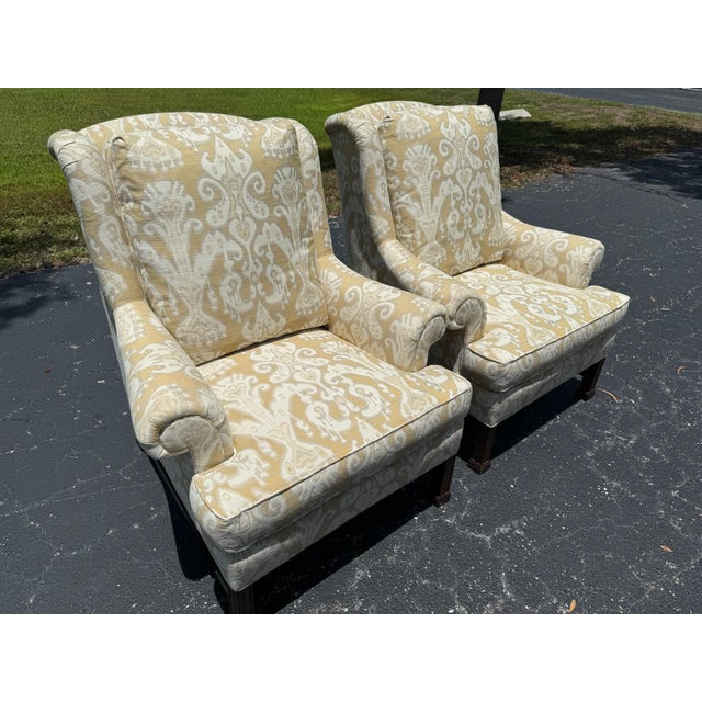 2010s The Hickory Chair Marlborough Leg Lounge Chairs For Sale - Image 5 of 11
