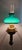 Late 19th Century C Gray Chandlers 1882 Scotland Green Cased Glass Brass Gimble Wall Mount Lamp For Sale - Image 5 of 18