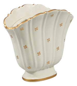 Vintage Carrara Stoneware Vase by Wilhelm Kåge for Gustavsberg, 1940s