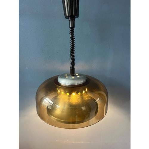 Vintage Space Age Pendant Lamp from Herda For Sale - Image 3 of 7