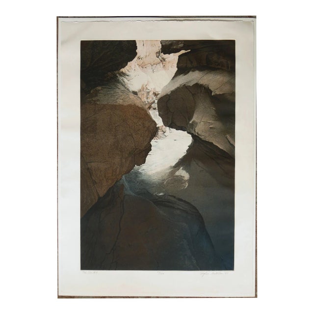 Stephen McMillan Large Aquatint Etching – the Slot #9 For Sale