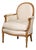 Louis XVI Style Upholstered Walnut Bergere For Sale