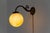 Metal Italian Art Nouveau Glass and Brass Moon Wall Light, 1920s For Sale - Image 7 of 18