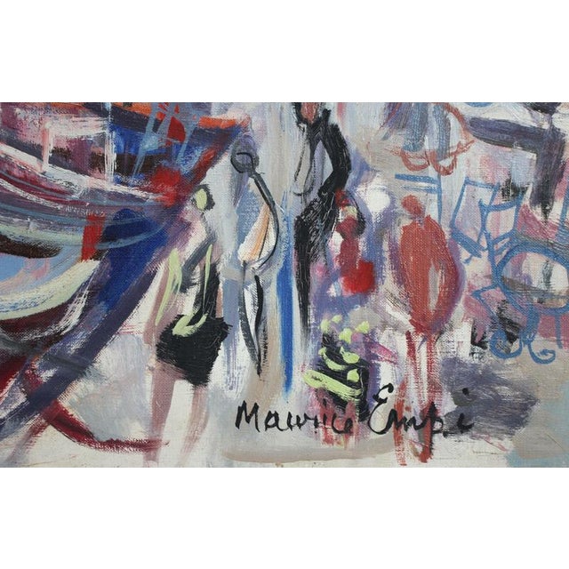 Maurice Empi, Saint Tropez, 1970s, Oil Painting on Canvas, Framed For Sale - Image 16 of 18