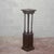 Brown Dark Wood Turned Entrance Plant Stand For Sale - Image 8 of 16