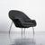 Black Womb Chair by Eero Saarinen, Charles Eames, and Florence Knoll for Knoll Inc. / Knoll International, 1970s For Sale - Image 8 of 18