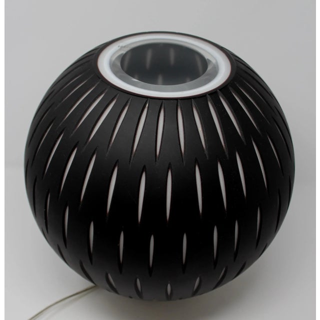 1990s Formia Vivarini Murano Glass Table Lamp For Sale - Image 5 of 5