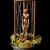 Rare Vintage 1970s Tabletop Johnson Greek Goddess Oil Rain Lamp With Shade For Sale - Image 9 of 13